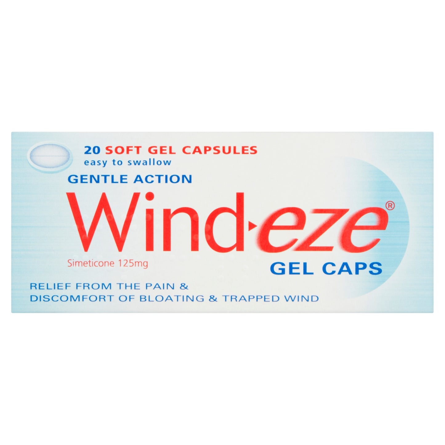 Wind-eze Gentle Action 20 Soft Gel Capsules