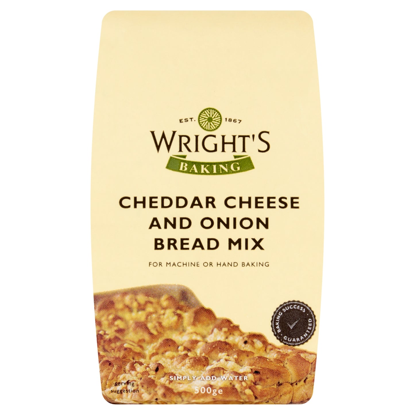 Wright's Baking Baking Cheddar Cheese and Onion Bread Mix 500g