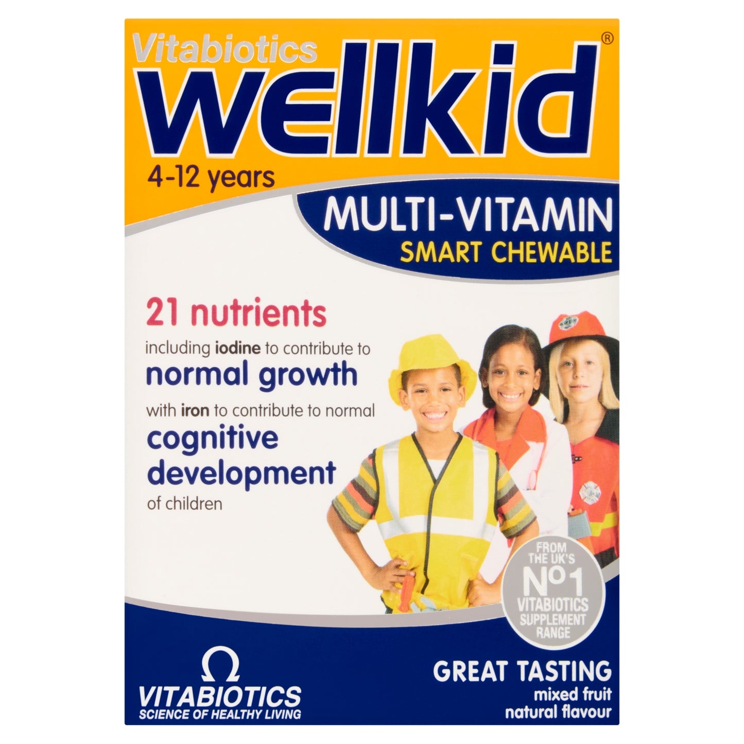 Vitabiotics 30 Multi-Vitamin Smart Chewable Tablets 4-12 Years