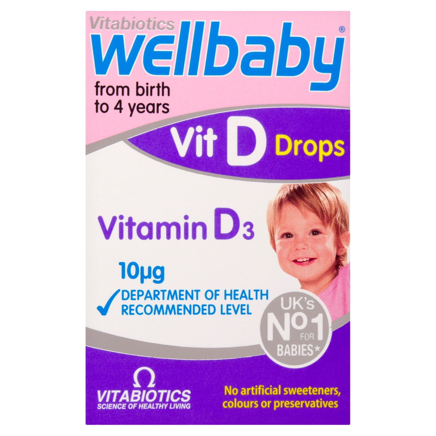 Vitabiotics Vit D Drops from Birth to 4 Years 30ml