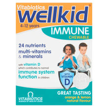 Vitabiotics Vitabiotics Immune Chewable Orange & Lemon Natural Flavour 4-12 Years 30 Chewable Tablets