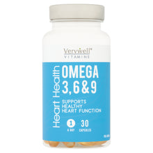 Verywell Vitamins Heart Health Omega 3, 6 & 9 30 Capsules