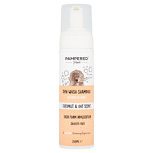 Pampered Paws Coconut & Oat Scent Dry Wash Shampoo 200ml