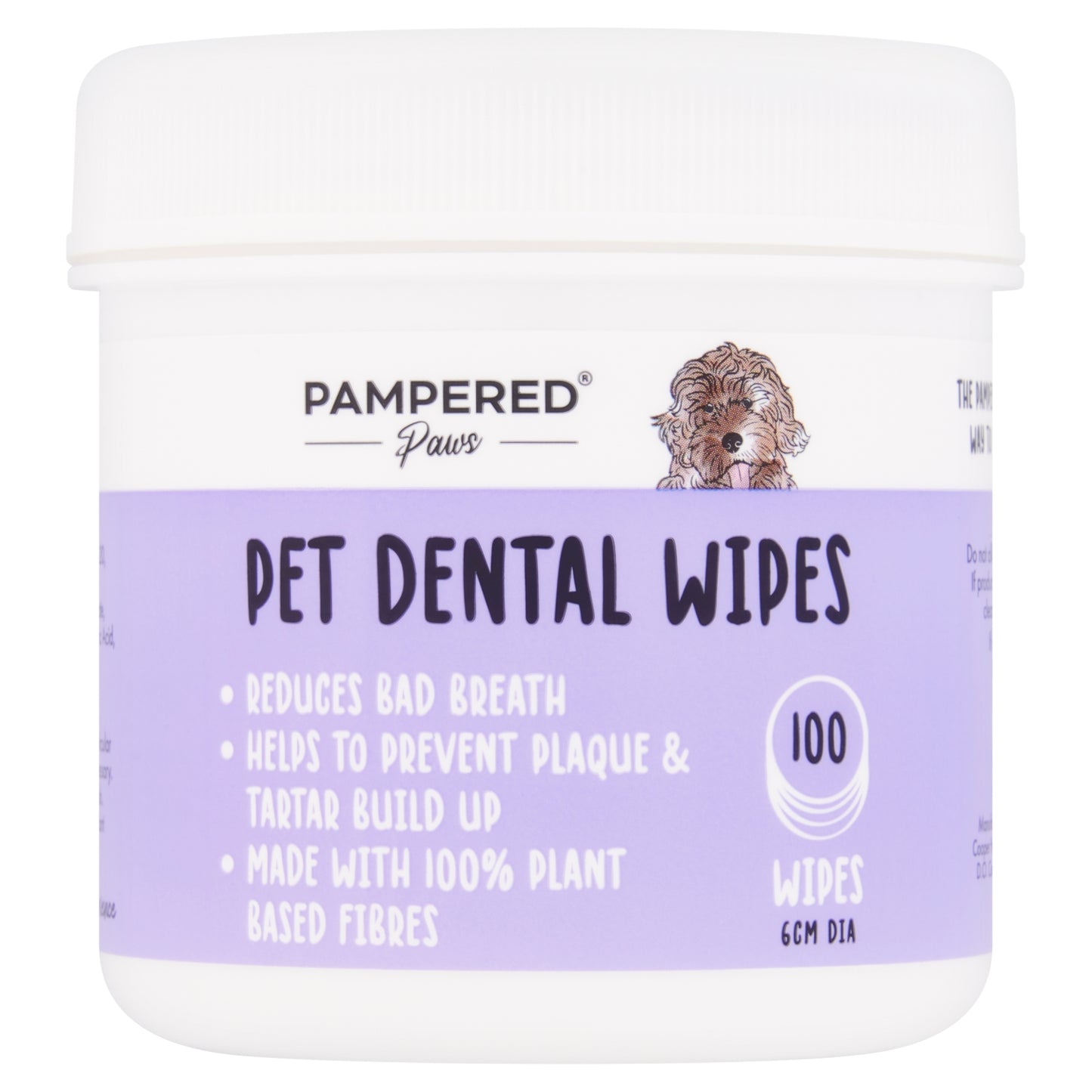 Pampered Paws Pet Dental Wipes