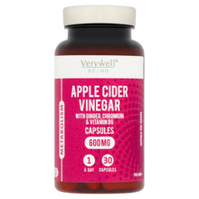 Verywell Being Metabolism Apple Cider Vinegar 600mg 1 A Day 30 Capsules