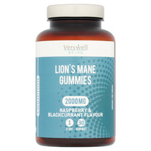 Verywell Being Cognition Raspberry & Blackcurrant Flavour 2000mg 1 a Day Lion's Mane 30 Gummies