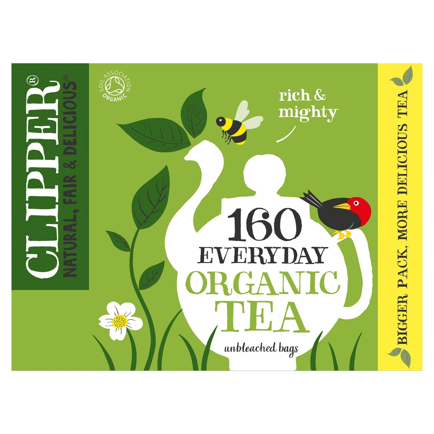 Clipper Organic Everyday Tea 160 Tea Bags 464g