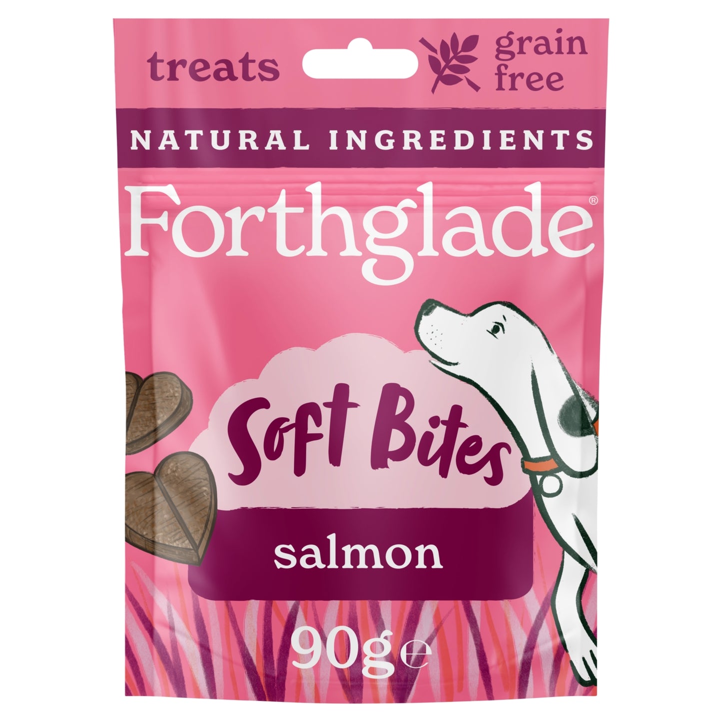 Forthglade Natural Soft Bite Treats with Salmon 90g