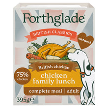 Forthglade Chicken Family Lunch Complete Grain Free Meal for Adult Dogs 395g