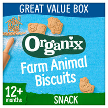 Organix Farm Animal Biscuits Toddler Snacks 100g 12 months+
