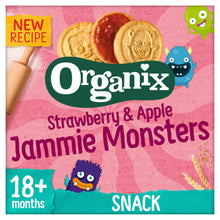 Organix Jammie Monsters Biscuits Toddler Snacks Multipack 8x8g 18 months+