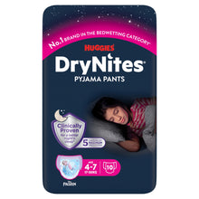 Huggies Bedwetting Pyjama Pants Girl - Age 4-7 17-30kg