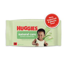 Huggies® Huggies Natural Care Plastic Free Baby wipes - 1 pack of 48 Wipes