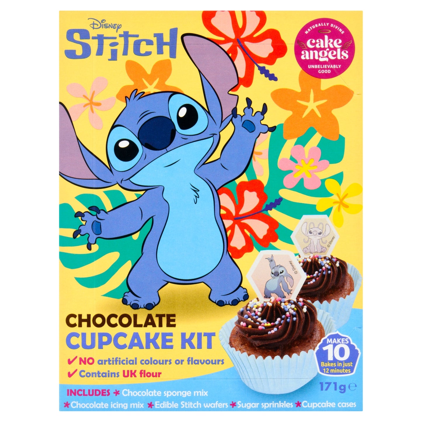 Disney Stitch Chocolate Cupcake Kit 171g