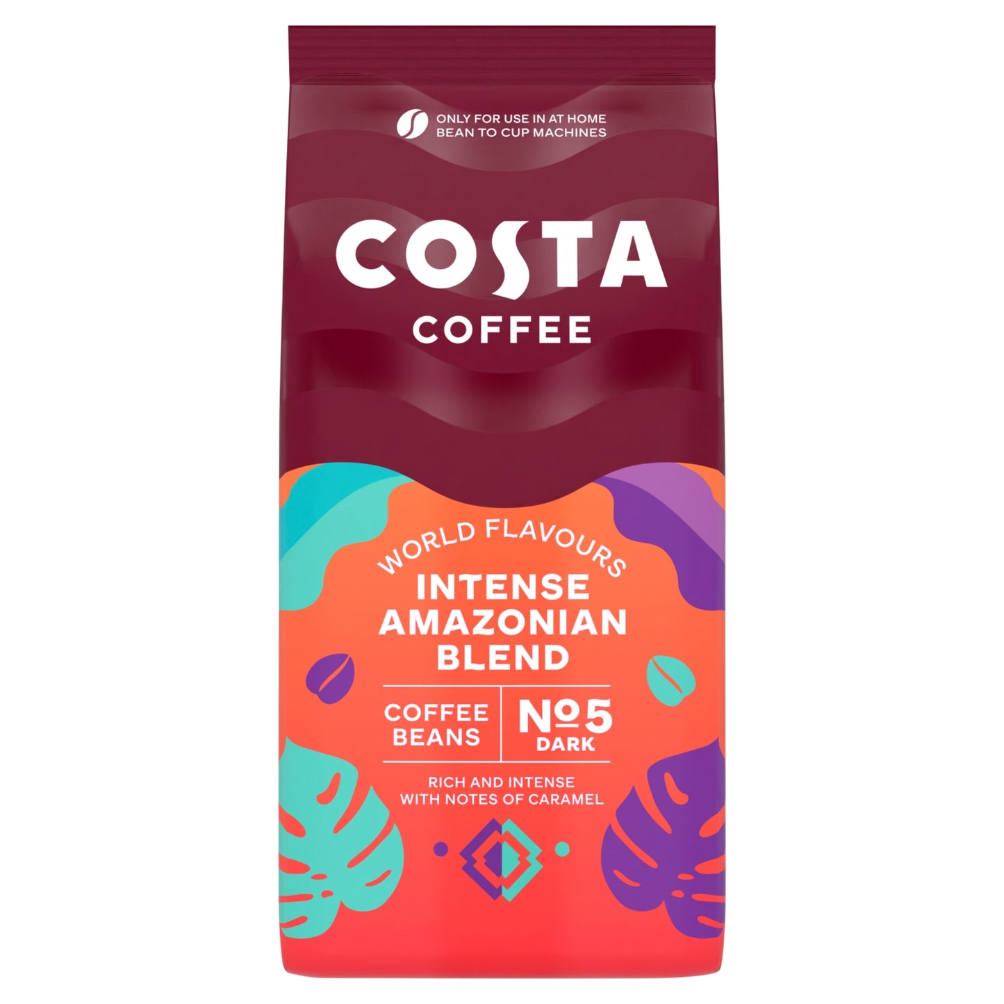 Costa Coffee Intense Amazonian Blend Coffee Beans 1kg