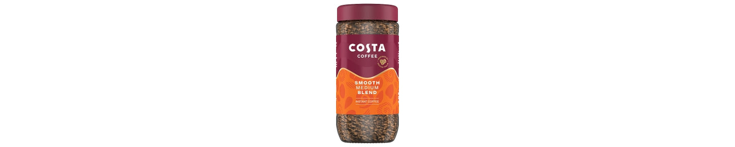 Costa Coffee Smooth Medium Blend Instant Coffee 190g