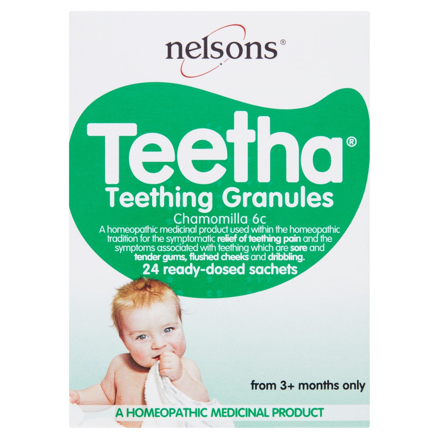 Nelsons Teetha Teething Granules 24 Sachets