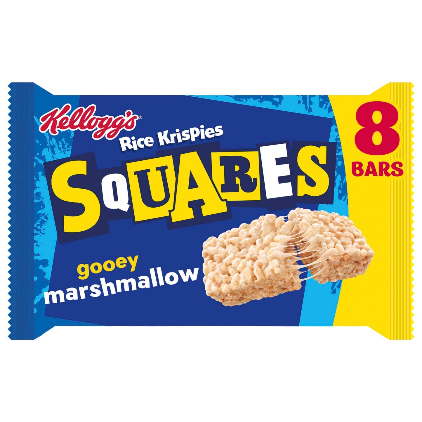 Kellogg's Squares Chewy-Tastic Marshmallow Snack Bars 8x28g
