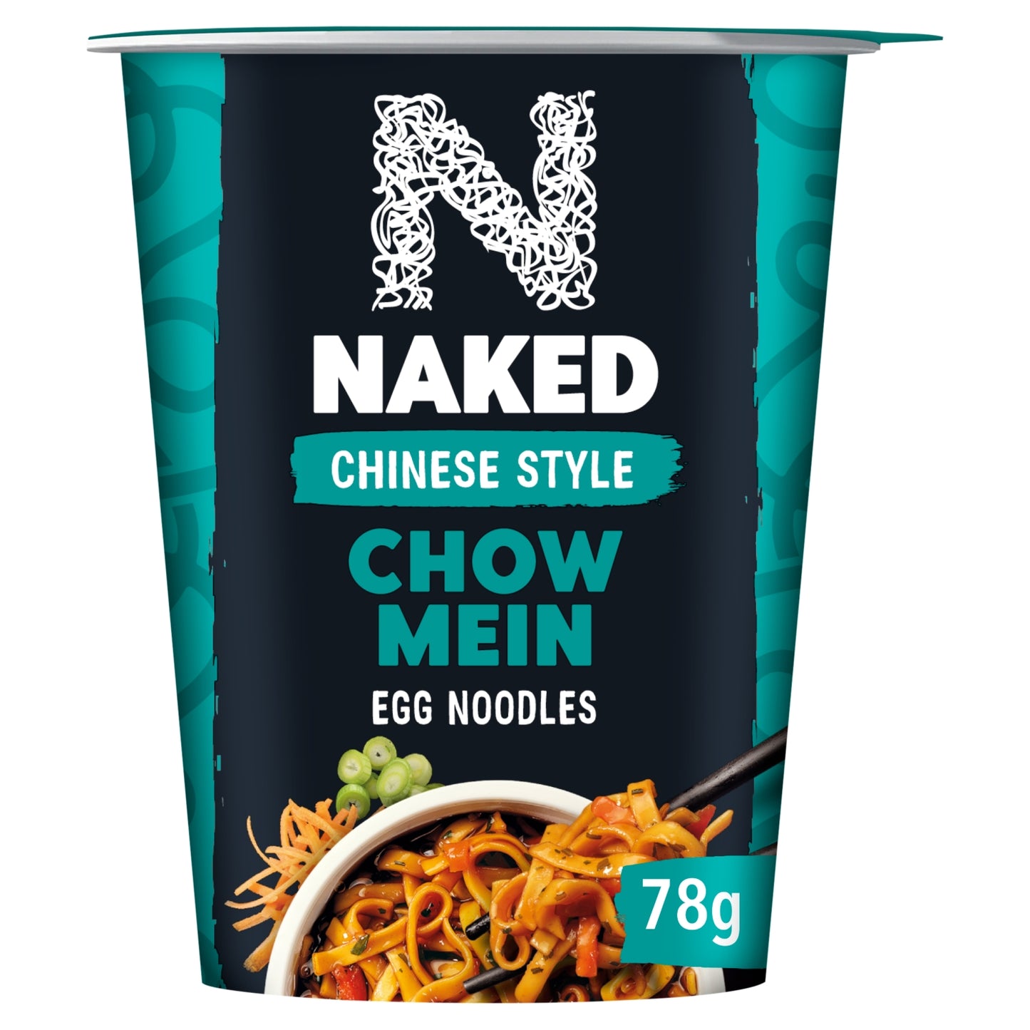 Naked Chinese Style Chow Mein Egg Noodles 78g