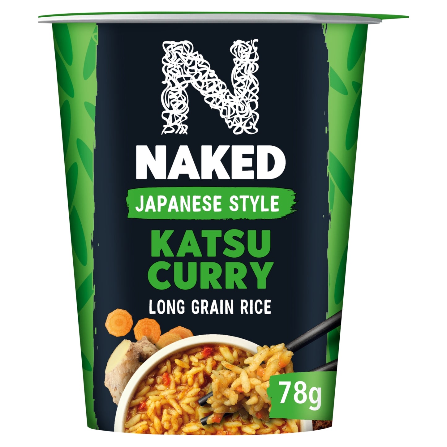 Naked Japanese Style Katsu Curry Rice 78g