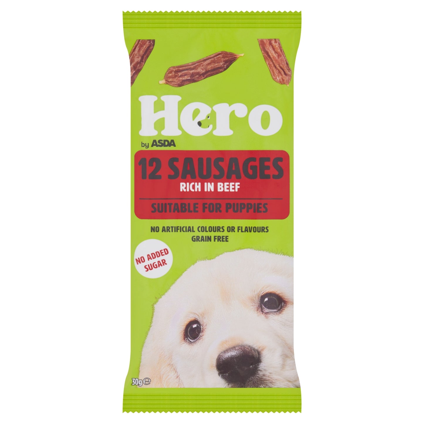 Hero by ASDA Hero 12 Sausages 30g