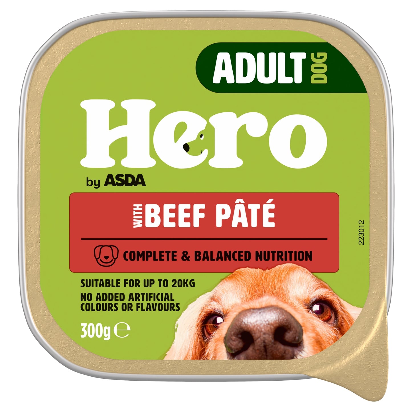 Hero by ASDA Hero Adult Dog with Beef Pâté 300g