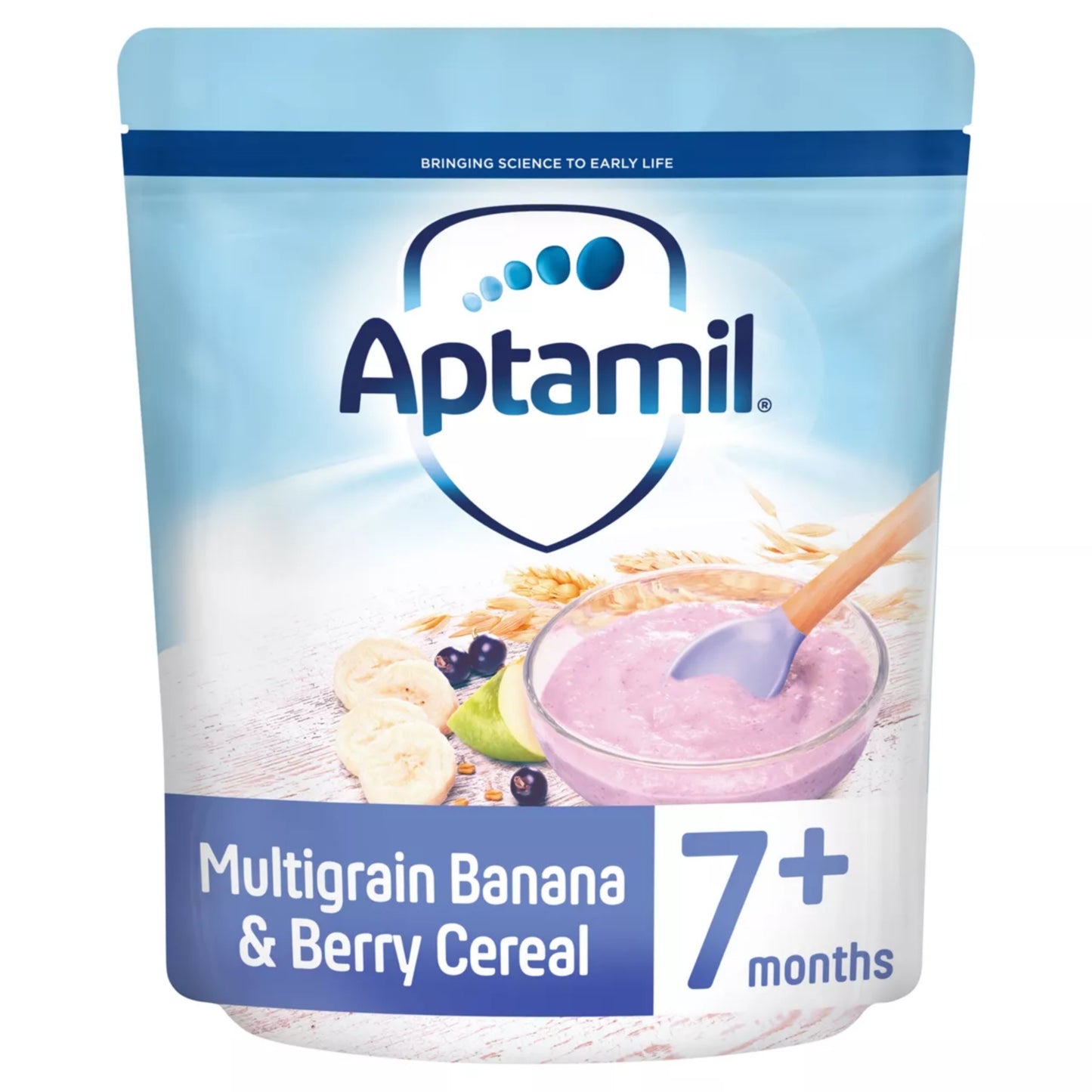 Aptamil Multigrain Banana & Berry Baby Cereal, 7+ Months, 200 g