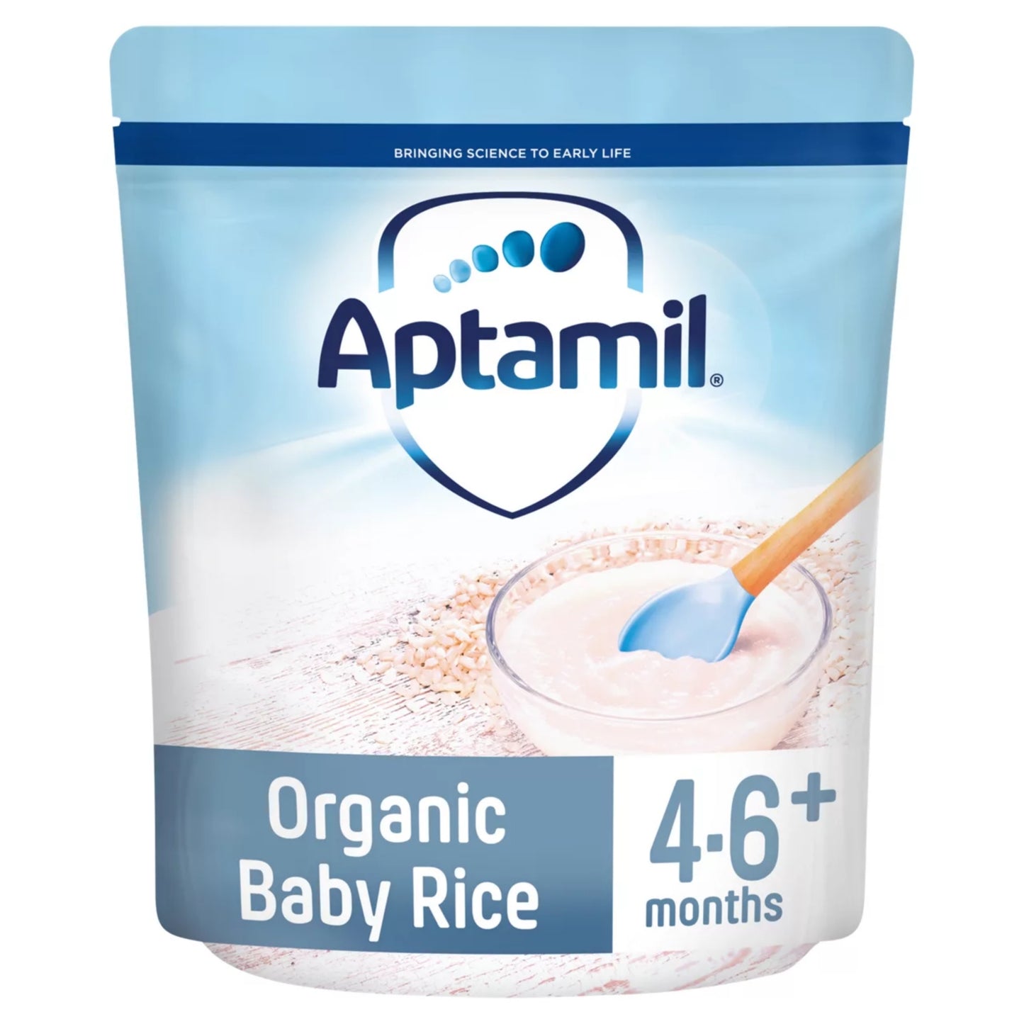 Aptamil Organic Baby Rice Cereal, 4-6+ Months, 100g