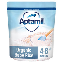 Aptamil Organic Baby Rice Cereal, 4-6+ Months, 100g
