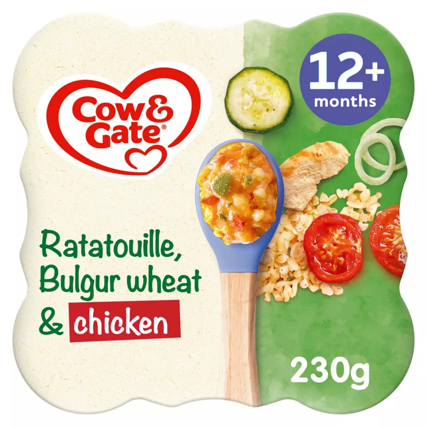 Cow & Gate Ratatouille Bulgur Wheat & Chicken Baby Food Meal, 12+ Months, 230g