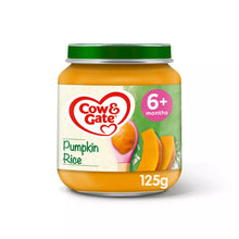 Cow & Gate Pumpkin Rice Baby Food Snack Jar, 6+ Months, 125g