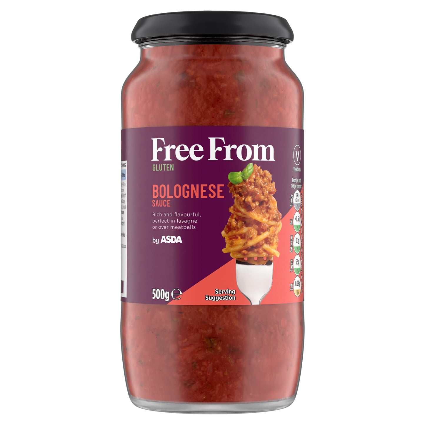 ASDA Free From Free From by Gluten Bolognese Sauce 500g