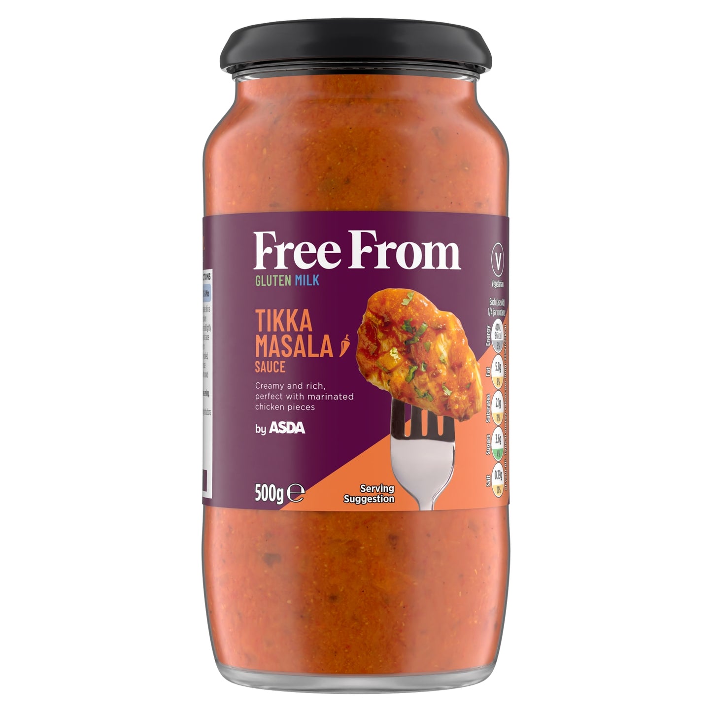 ASDA Free From Free From by Tikka Masala Sauce 500g