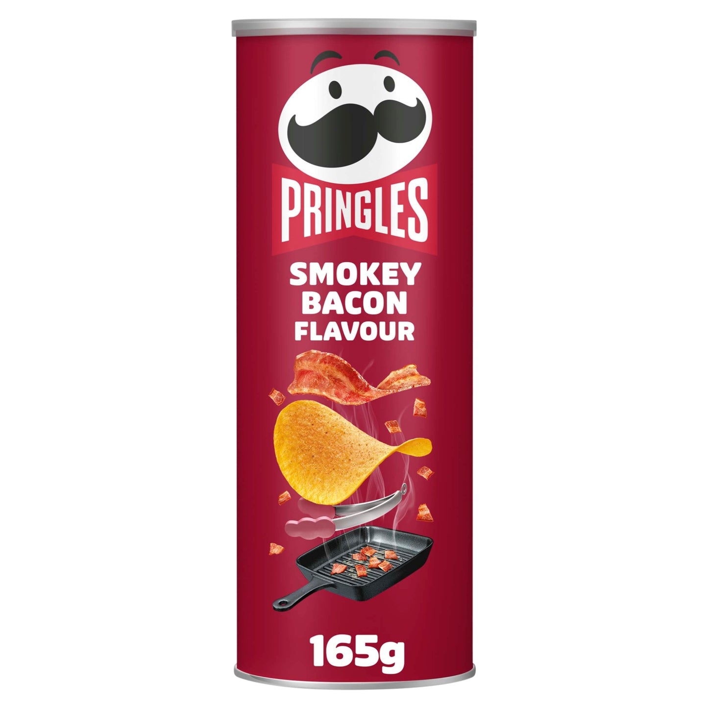 Pringles Smokey Bacon Flavour Sharing Crisps 165g