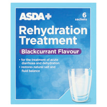 ASDA Rehydration Treatment Blackcurrant Flavour 6 Sachets