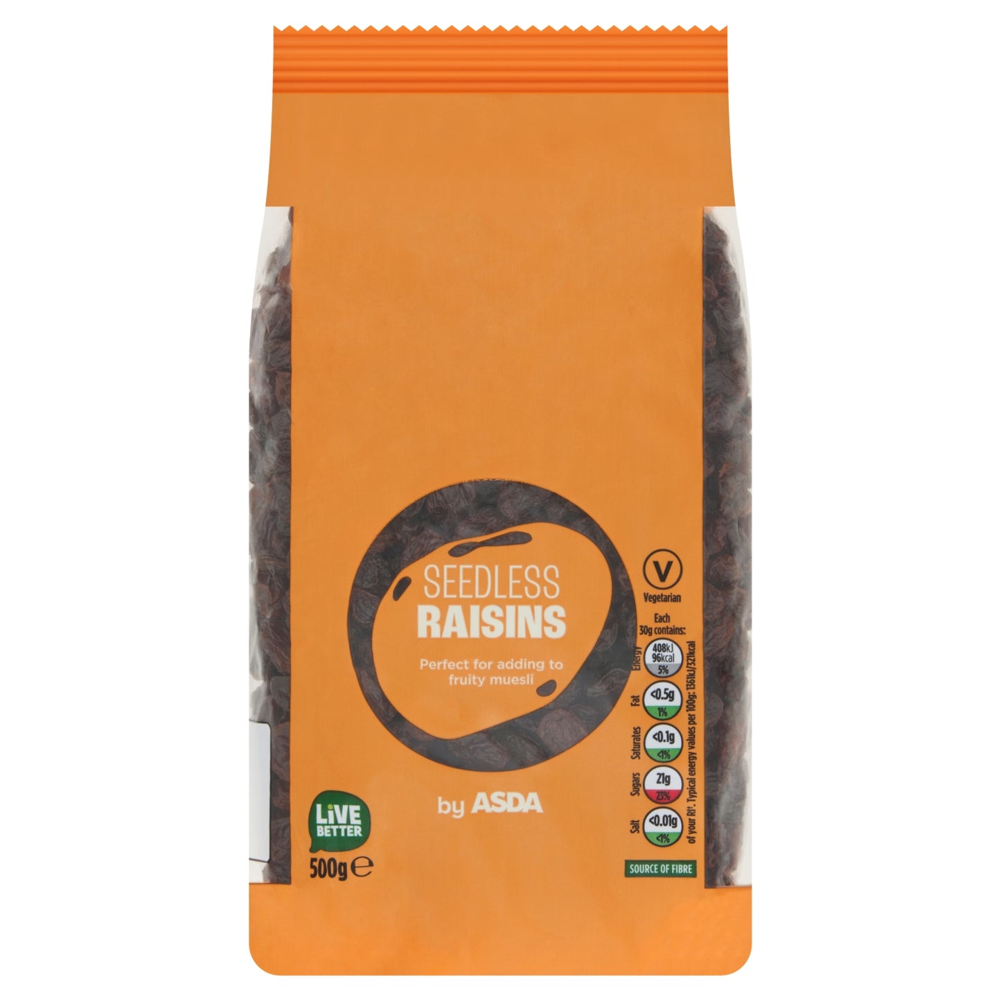 ASDA Seedless Raisins 500g