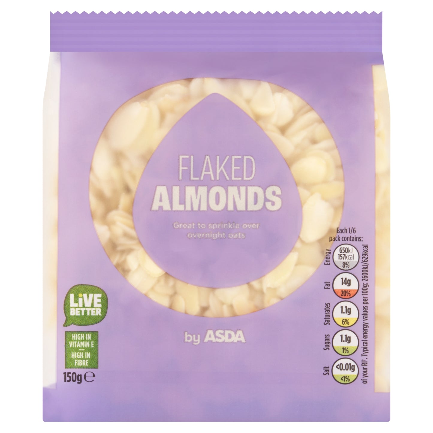 ASDA Flaked Almonds 150g