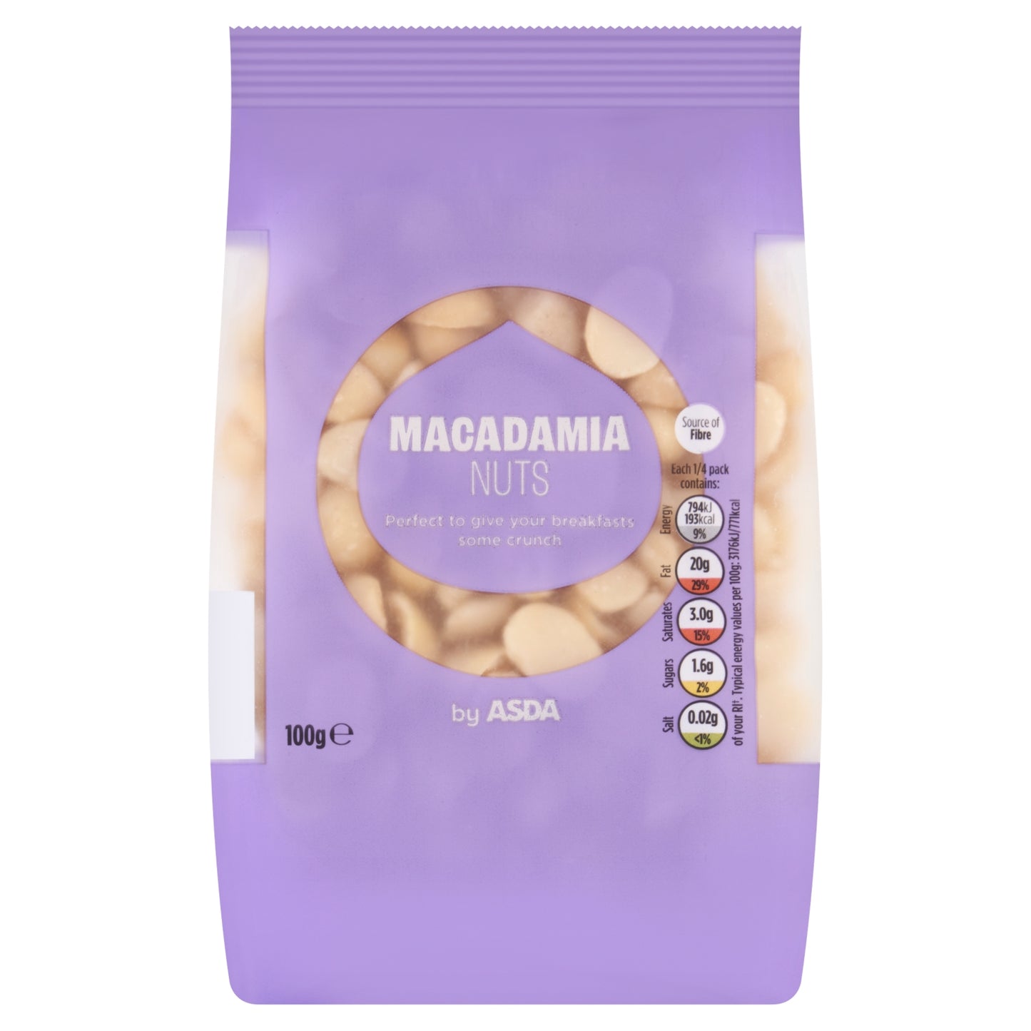 ASDA Macadamia Nuts 100g