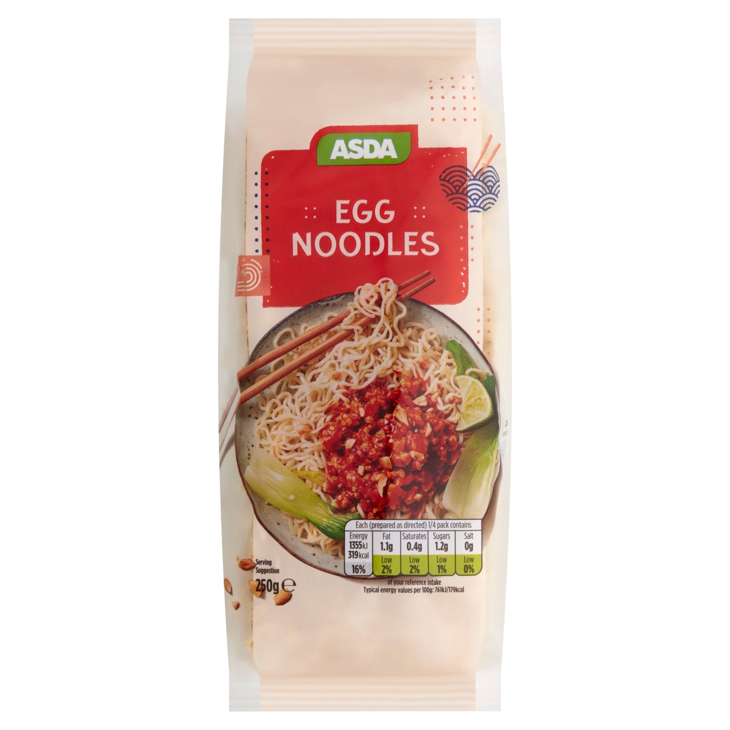 ASDA Medium Egg Noodles 250g