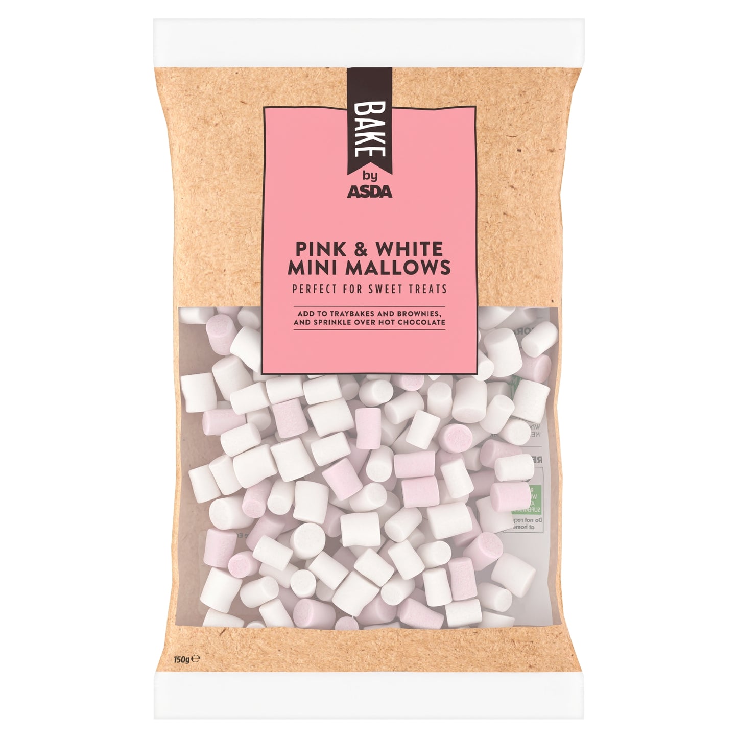 ASDA Pink & White Mini Mallows 150g