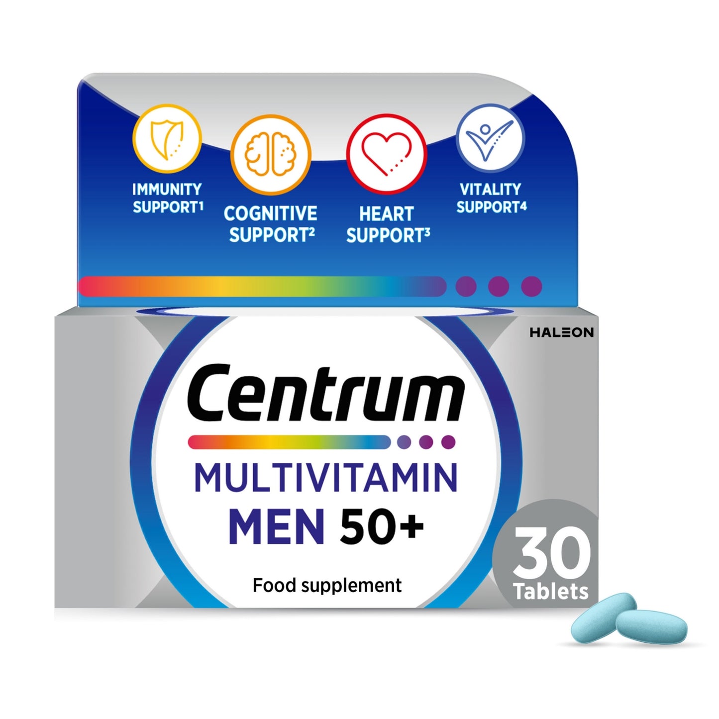 Centrum Men 50+ Multivitamins & Vitamin Tablets, 30s