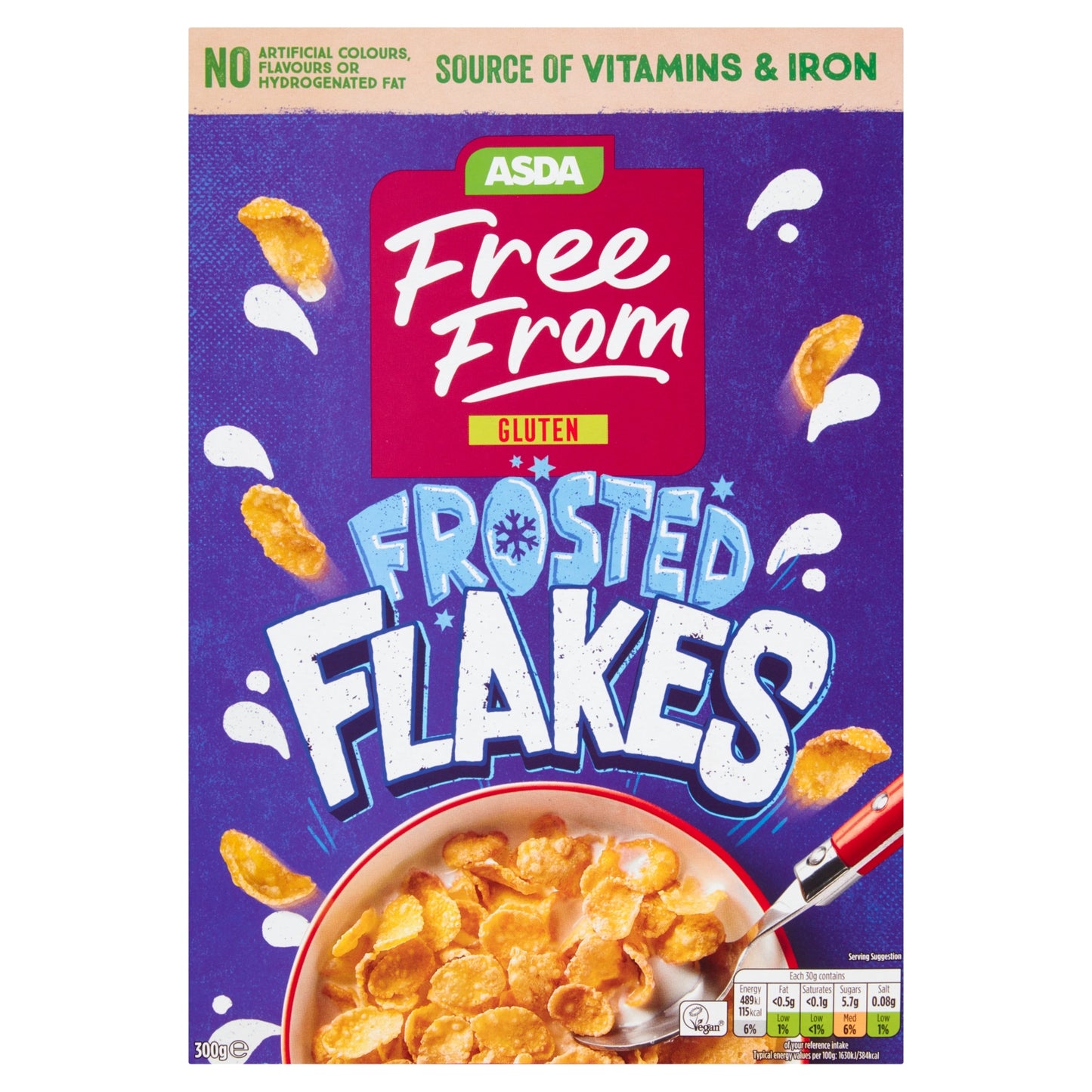 ASDA Free From Free From by Frosted Flakes 300g