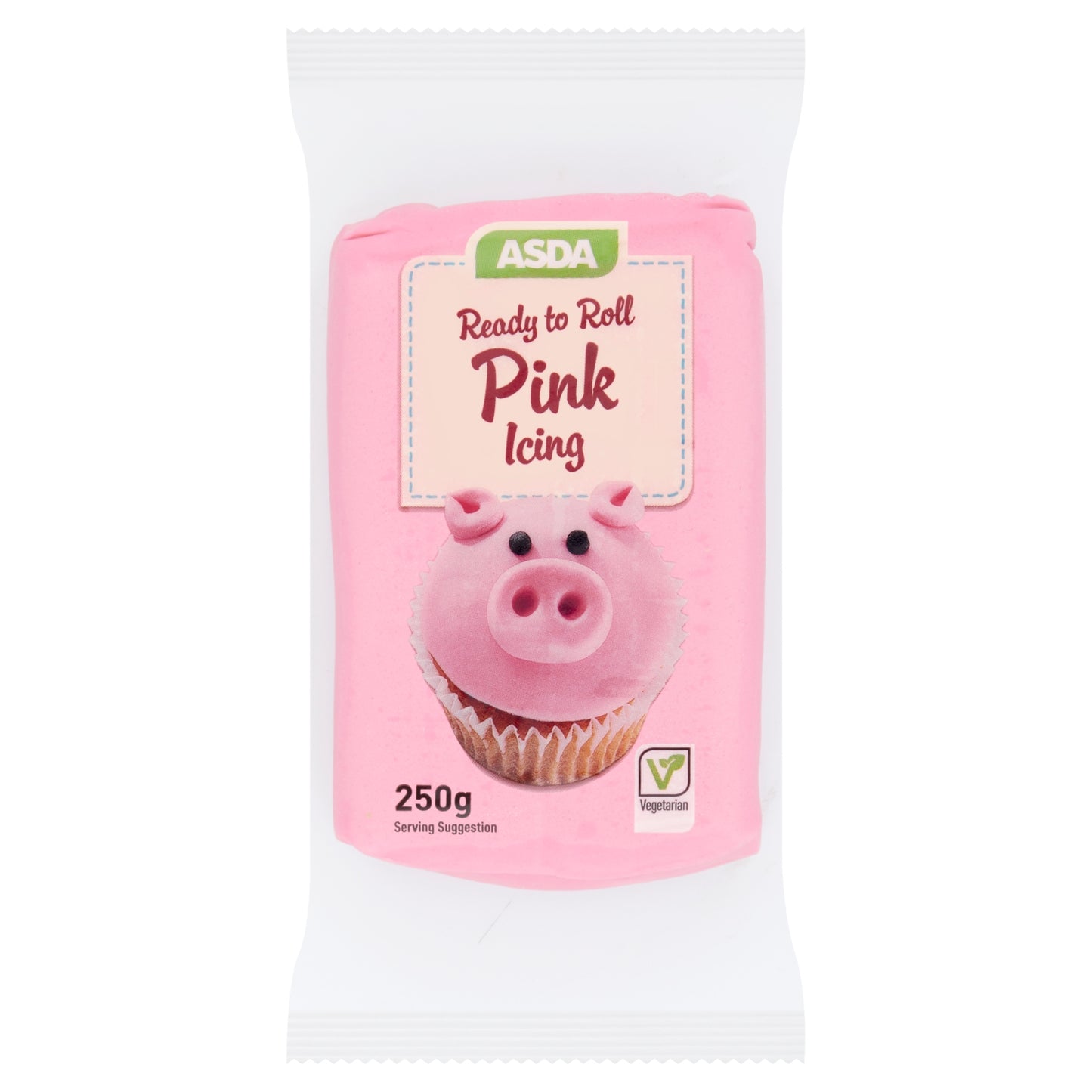 ASDA Asda Ready to Roll Pink lcing 250g