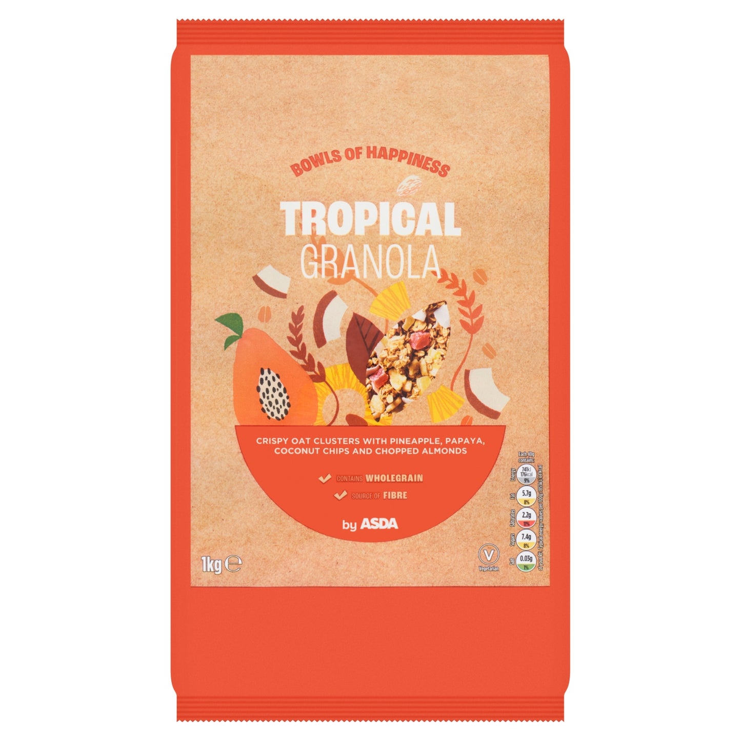 ASDA Tropical Granola 1kg