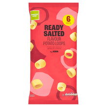 ASDA Ready Salted Flavour Potato Loops 6 x 24g (144g)