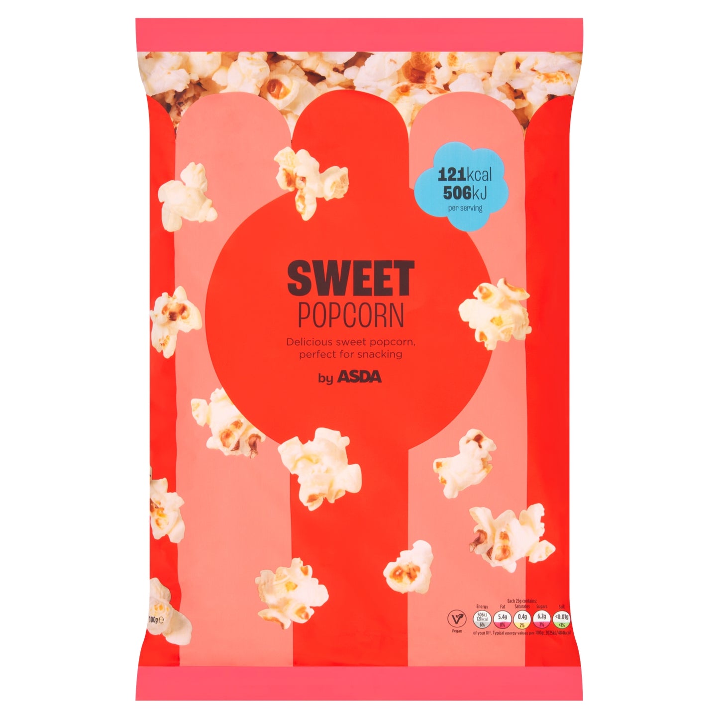ASDA Sweet Popcorn 100g