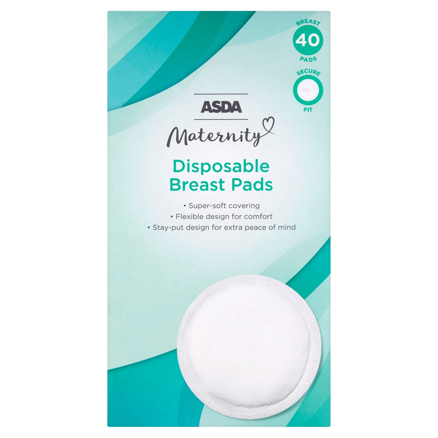ASDA Maternity 40 Disposable Breast Pads
