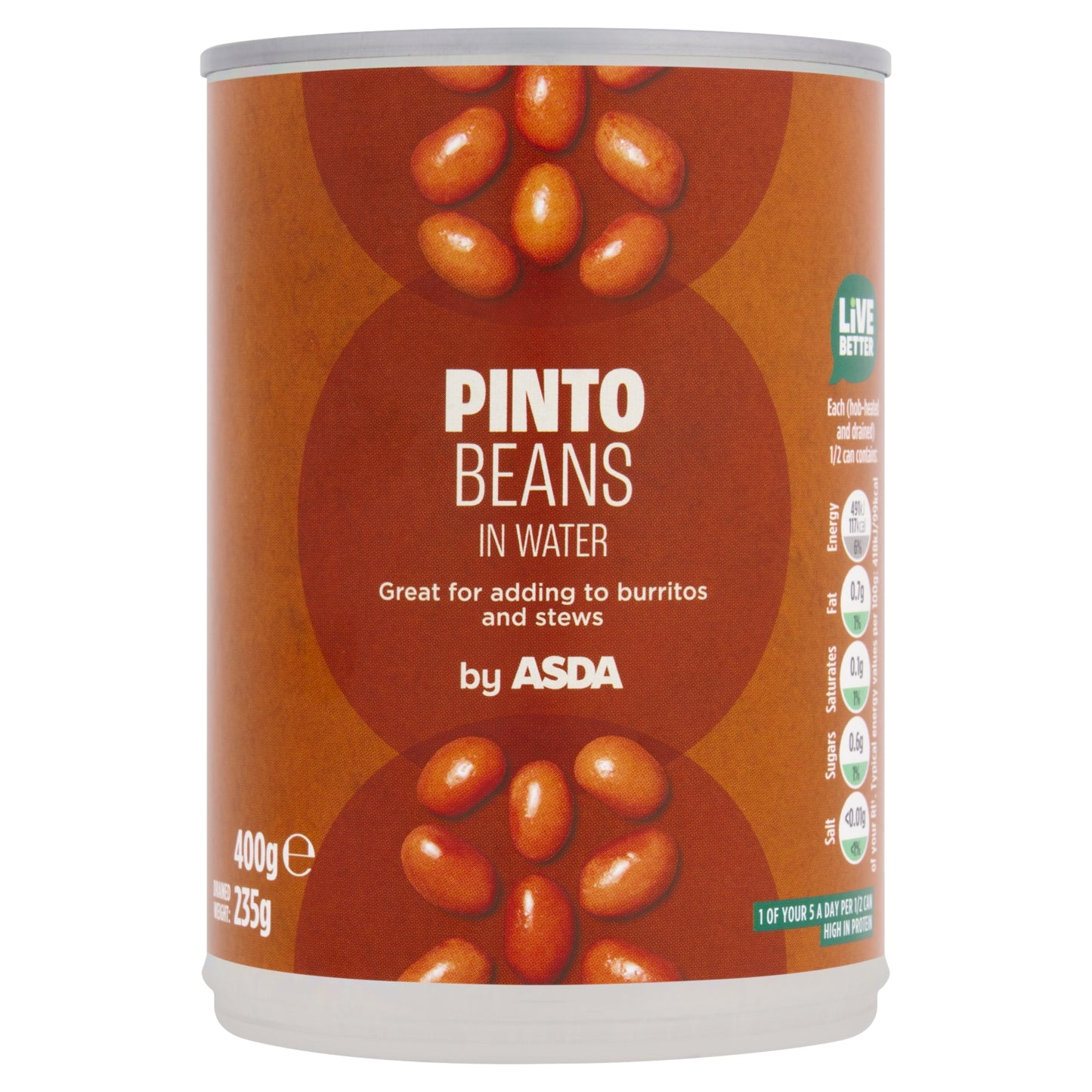 ASDA Pinto Beans in Water 400g