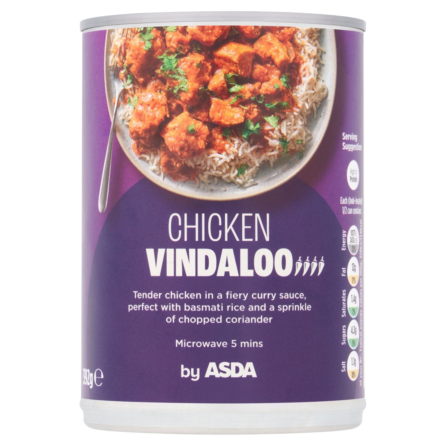 ASDA Chicken Vindaloo 392g
