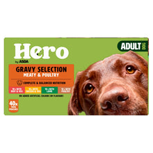 Hero by ASDA Hero Adult Dog Gravy Selection Meaty & Poultry 40 x 100g (4.0kg)